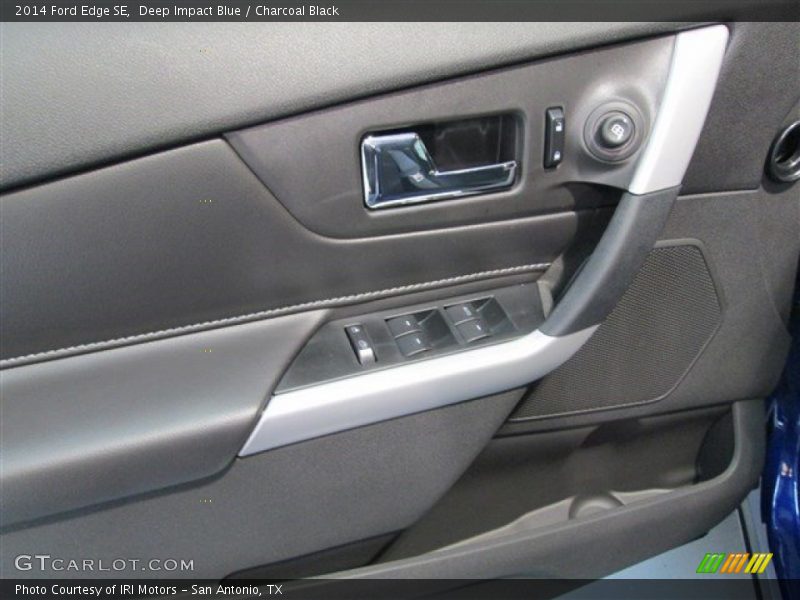 Deep Impact Blue / Charcoal Black 2014 Ford Edge SE