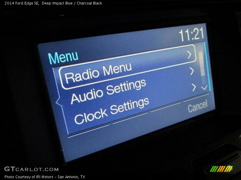 Deep Impact Blue / Charcoal Black 2014 Ford Edge SE