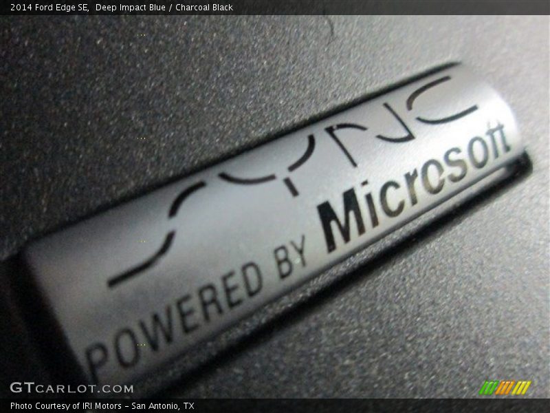 Deep Impact Blue / Charcoal Black 2014 Ford Edge SE
