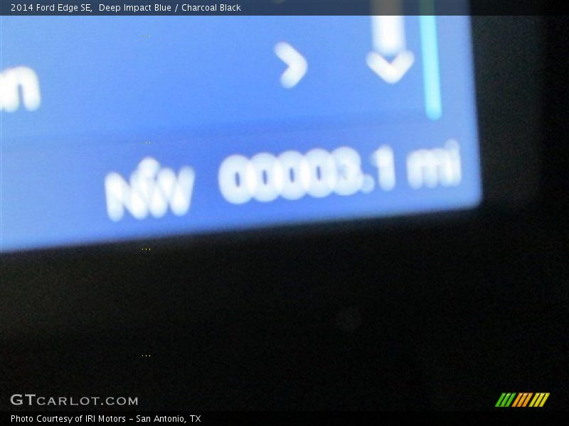 Deep Impact Blue / Charcoal Black 2014 Ford Edge SE