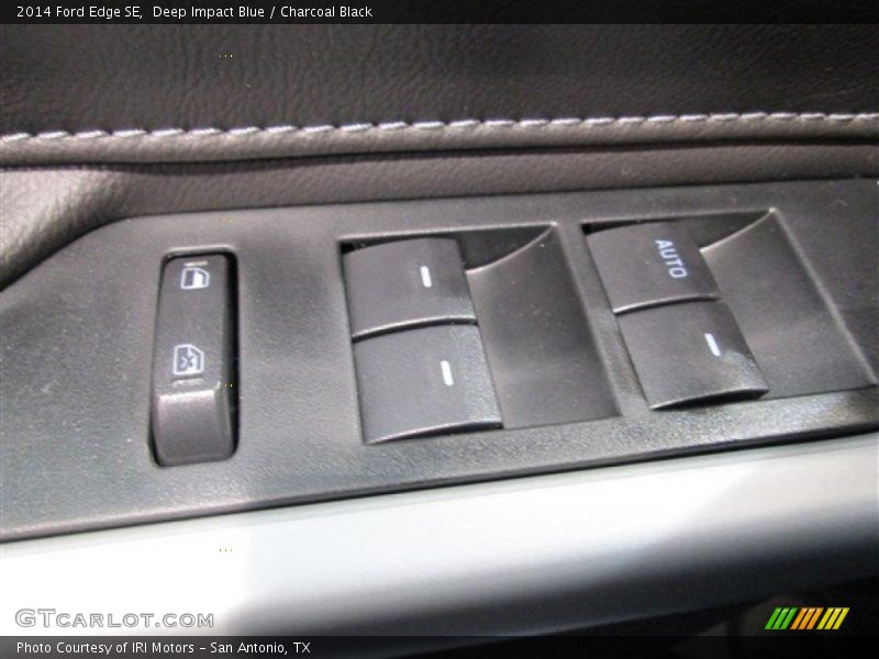 Deep Impact Blue / Charcoal Black 2014 Ford Edge SE