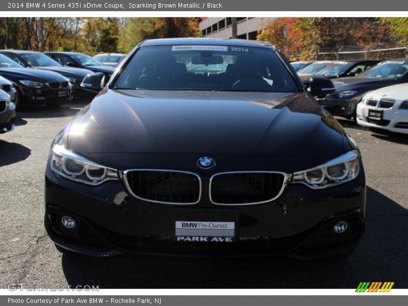 Sparkling Brown Metallic / Black 2014 BMW 4 Series 435i xDrive Coupe