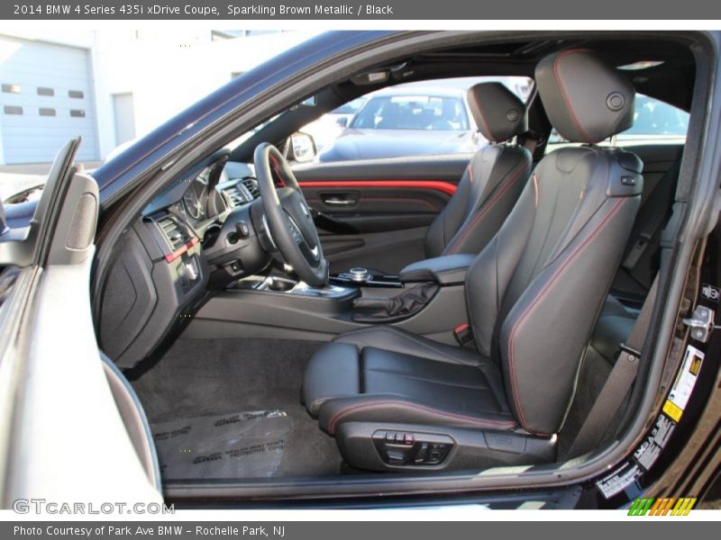 Sparkling Brown Metallic / Black 2014 BMW 4 Series 435i xDrive Coupe