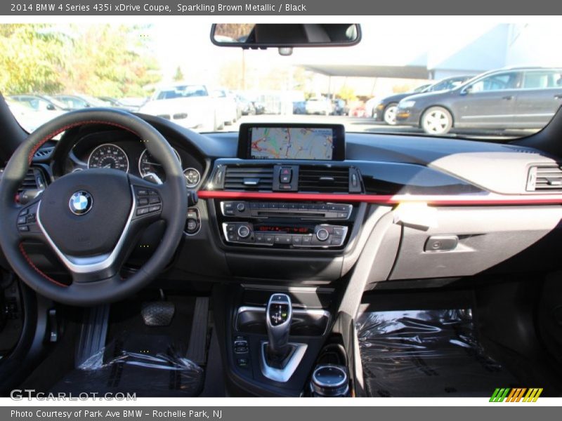 Sparkling Brown Metallic / Black 2014 BMW 4 Series 435i xDrive Coupe