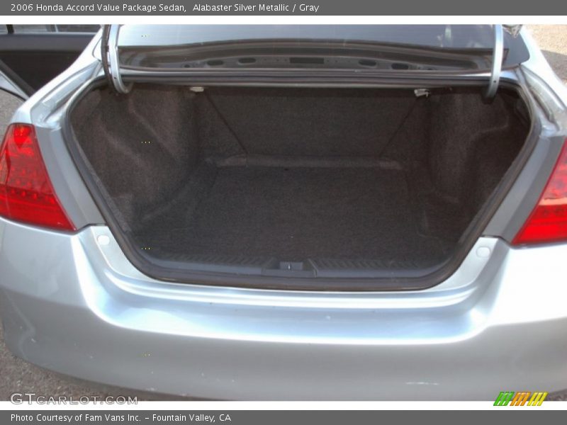 Alabaster Silver Metallic / Gray 2006 Honda Accord Value Package Sedan