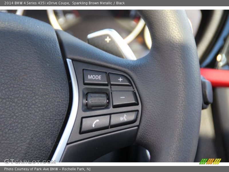 Sparkling Brown Metallic / Black 2014 BMW 4 Series 435i xDrive Coupe