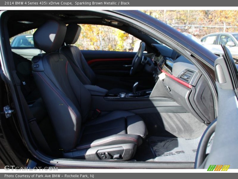 Sparkling Brown Metallic / Black 2014 BMW 4 Series 435i xDrive Coupe
