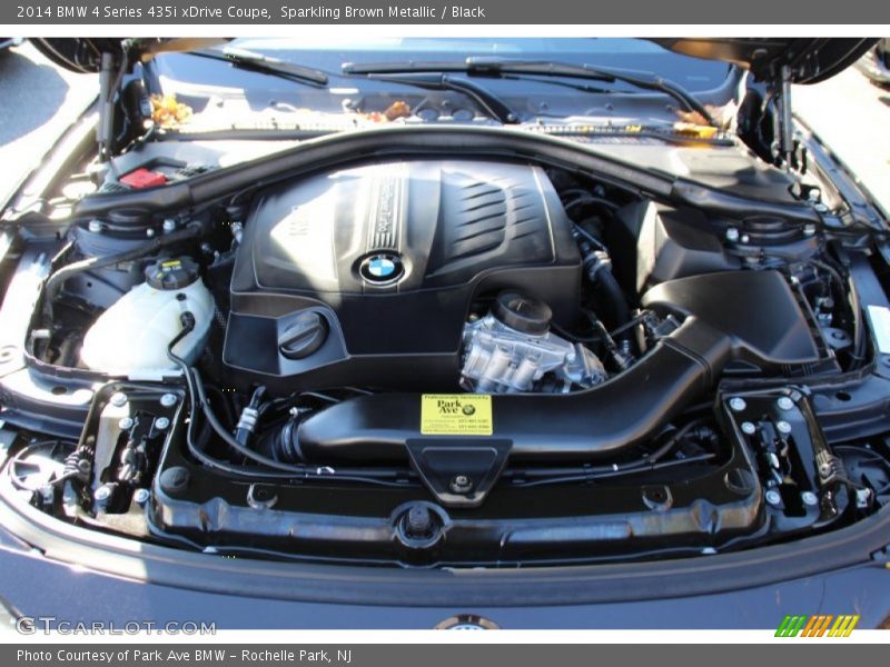 Sparkling Brown Metallic / Black 2014 BMW 4 Series 435i xDrive Coupe
