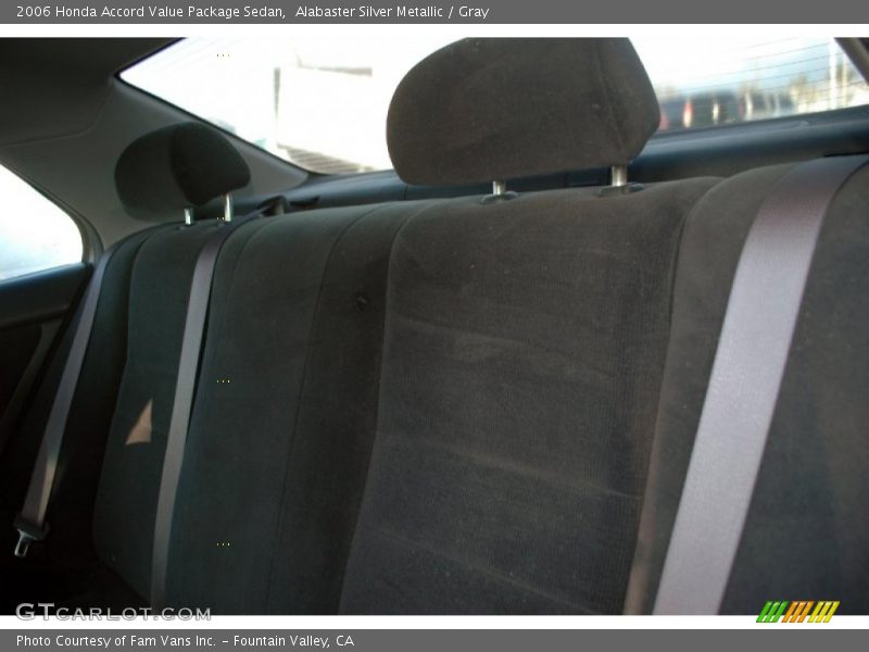 Alabaster Silver Metallic / Gray 2006 Honda Accord Value Package Sedan