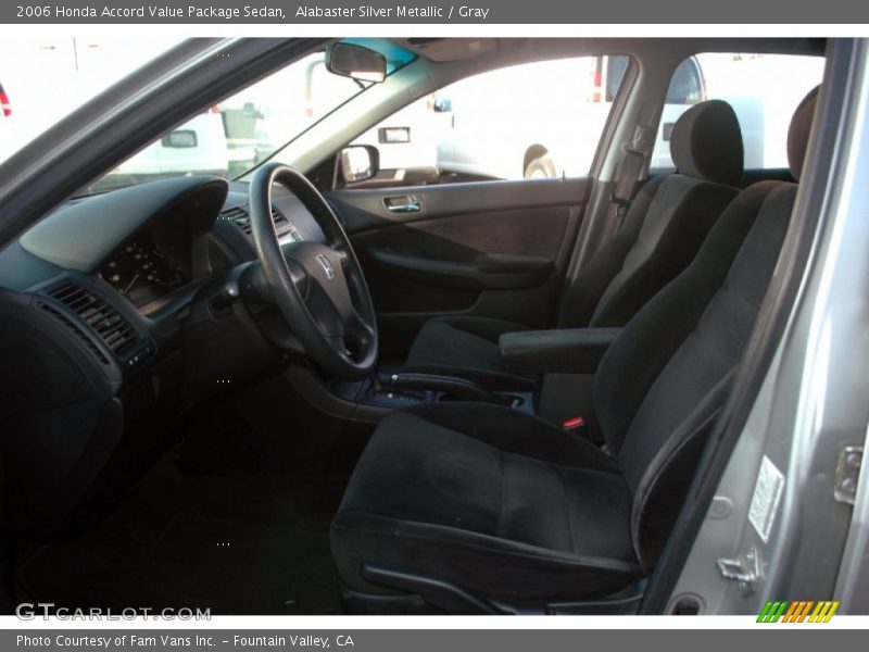 Alabaster Silver Metallic / Gray 2006 Honda Accord Value Package Sedan