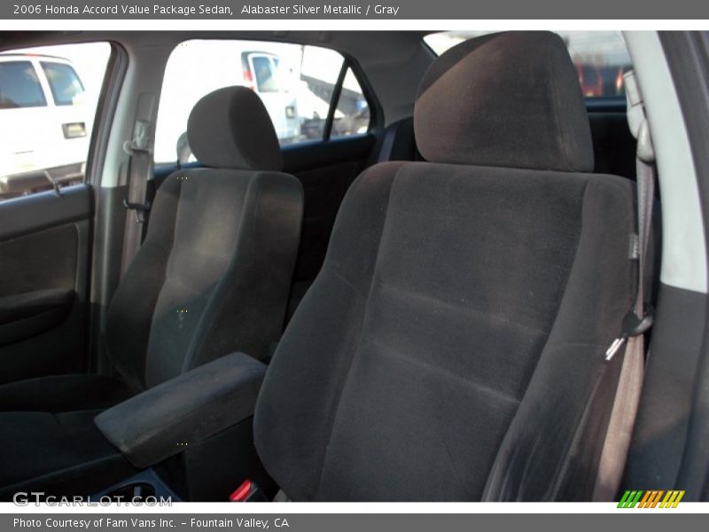 Alabaster Silver Metallic / Gray 2006 Honda Accord Value Package Sedan