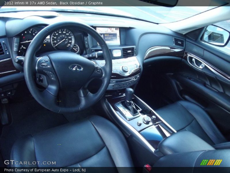 Black Obsidian / Graphite 2012 Infiniti M 37x AWD Sedan