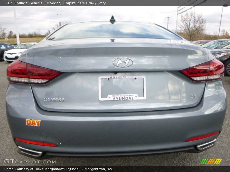 Empire State Gray / Ivory 2015 Hyundai Genesis 3.8 Sedan