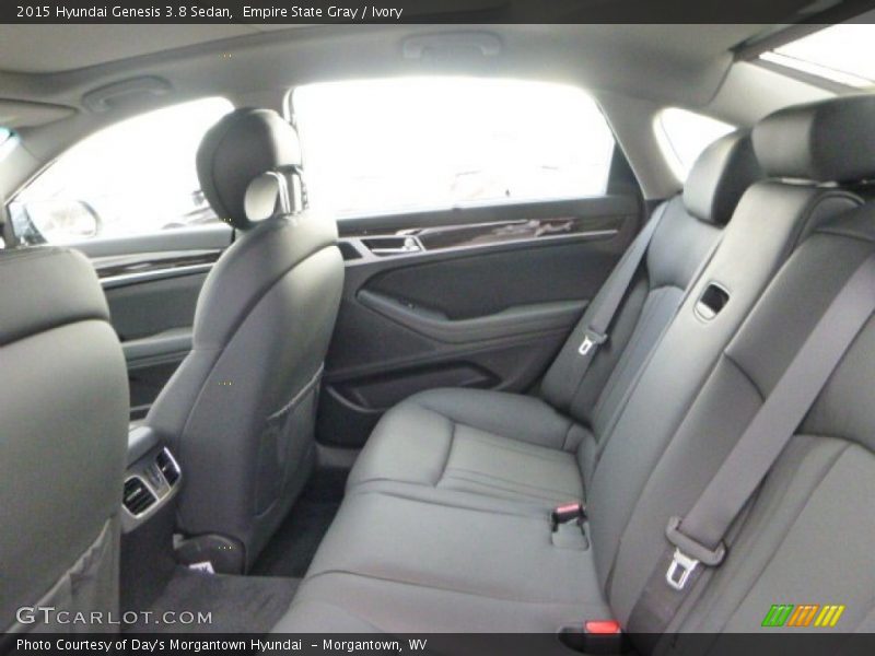 Empire State Gray / Ivory 2015 Hyundai Genesis 3.8 Sedan