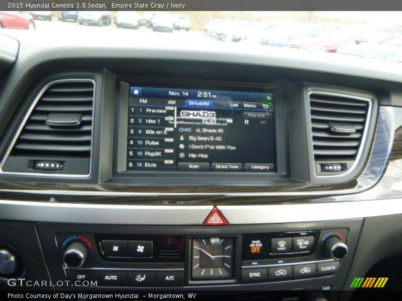 Empire State Gray / Ivory 2015 Hyundai Genesis 3.8 Sedan