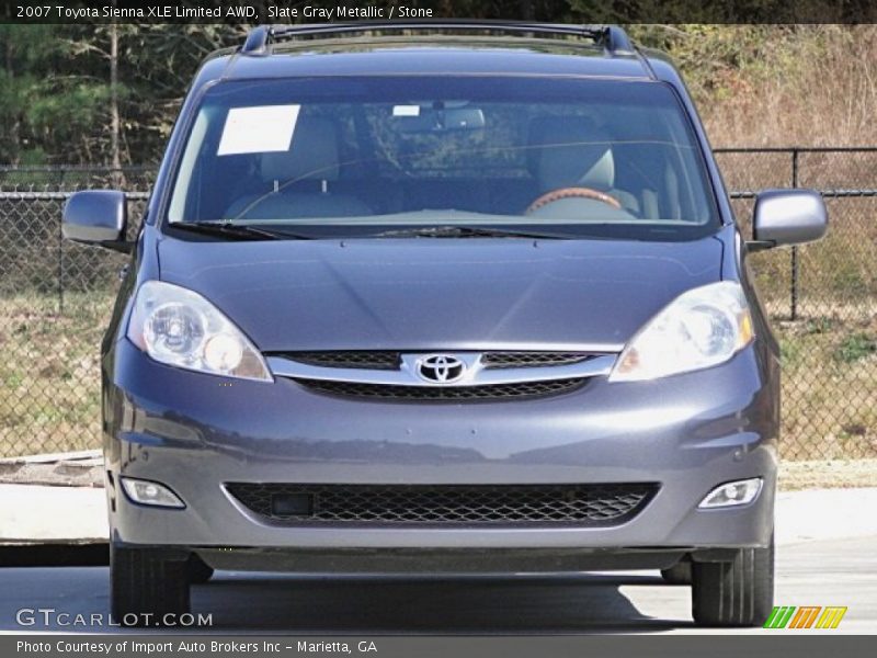 Slate Gray Metallic / Stone 2007 Toyota Sienna XLE Limited AWD