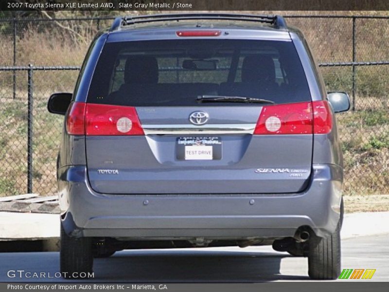 Slate Gray Metallic / Stone 2007 Toyota Sienna XLE Limited AWD