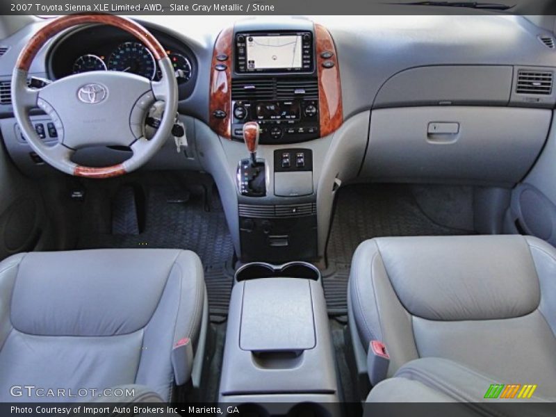 Slate Gray Metallic / Stone 2007 Toyota Sienna XLE Limited AWD