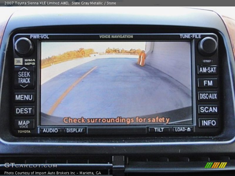 Slate Gray Metallic / Stone 2007 Toyota Sienna XLE Limited AWD