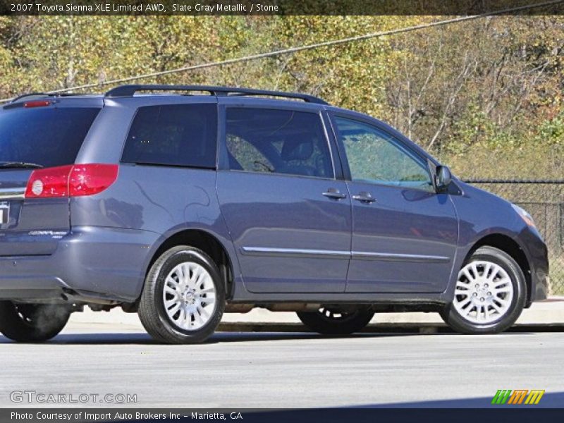 Slate Gray Metallic / Stone 2007 Toyota Sienna XLE Limited AWD