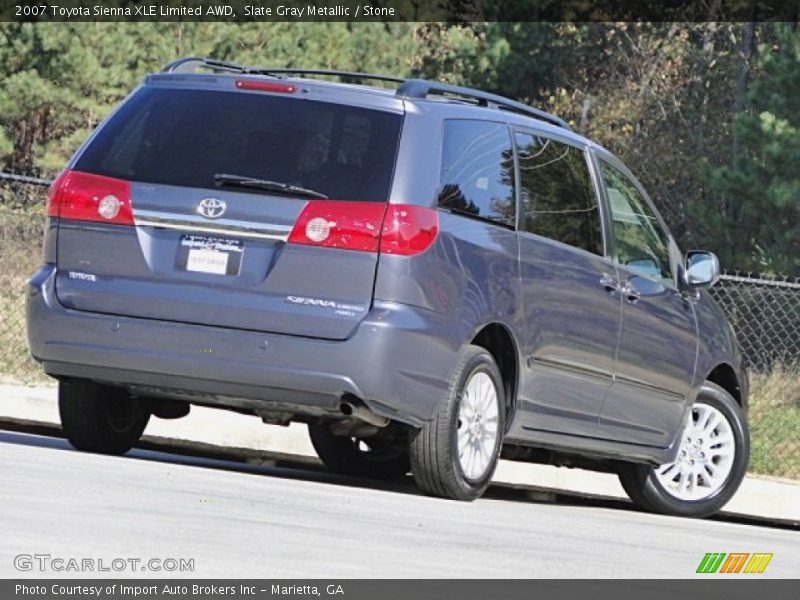 Slate Gray Metallic / Stone 2007 Toyota Sienna XLE Limited AWD