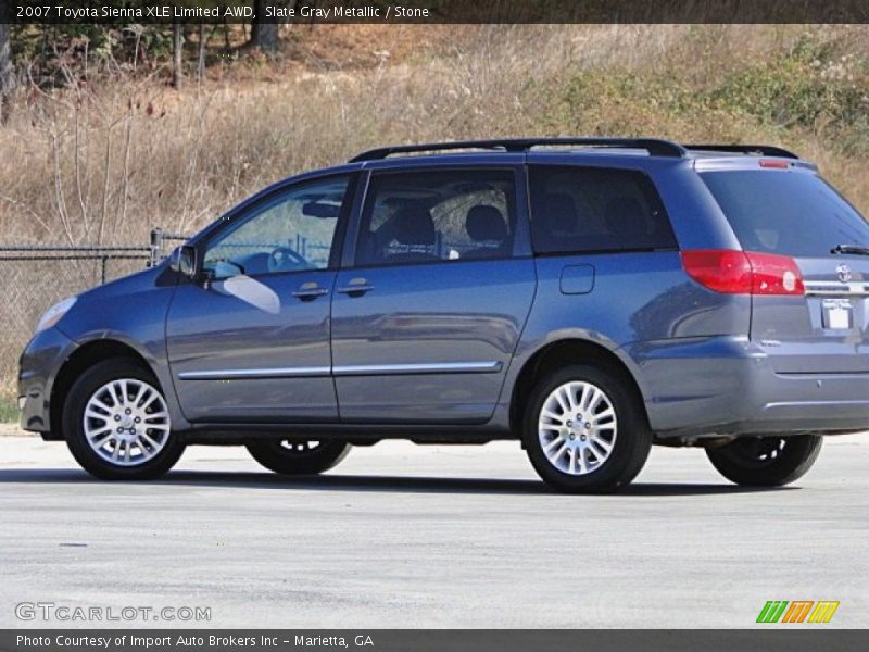 Slate Gray Metallic / Stone 2007 Toyota Sienna XLE Limited AWD