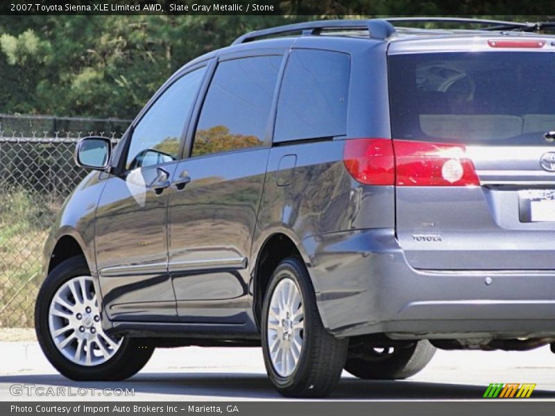 Slate Gray Metallic / Stone 2007 Toyota Sienna XLE Limited AWD