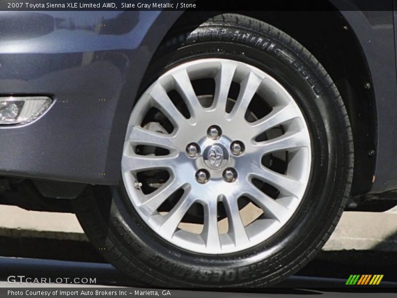 Slate Gray Metallic / Stone 2007 Toyota Sienna XLE Limited AWD