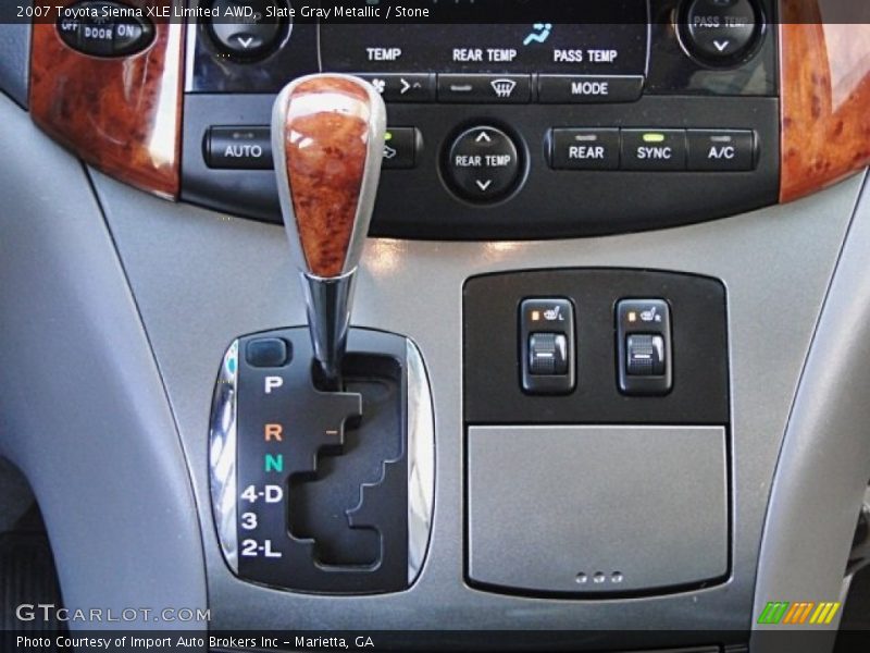 Slate Gray Metallic / Stone 2007 Toyota Sienna XLE Limited AWD