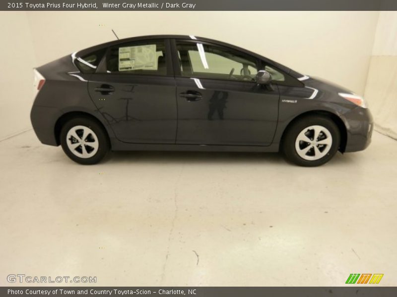 Winter Gray Metallic / Dark Gray 2015 Toyota Prius Four Hybrid