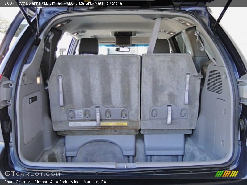 Slate Gray Metallic / Stone 2007 Toyota Sienna XLE Limited AWD