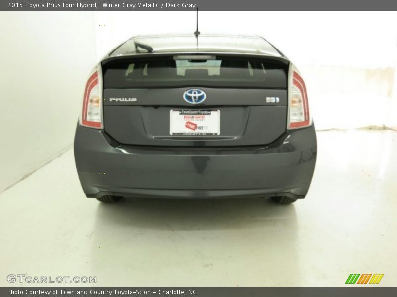 Winter Gray Metallic / Dark Gray 2015 Toyota Prius Four Hybrid
