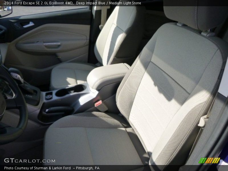 Deep Impact Blue / Medium Light Stone 2014 Ford Escape SE 2.0L EcoBoost 4WD