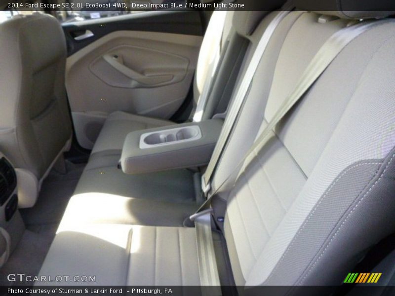 Deep Impact Blue / Medium Light Stone 2014 Ford Escape SE 2.0L EcoBoost 4WD