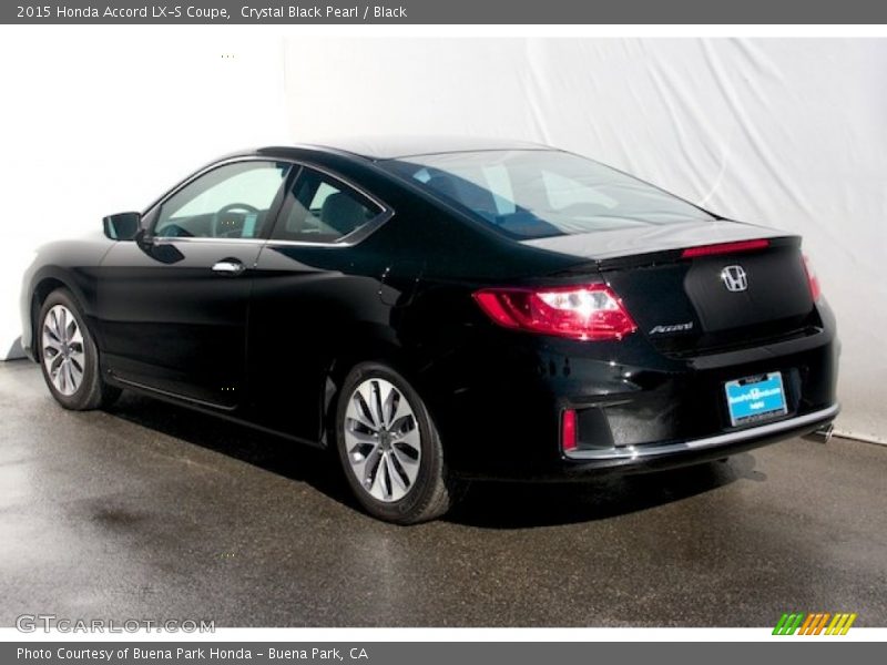 Crystal Black Pearl / Black 2015 Honda Accord LX-S Coupe