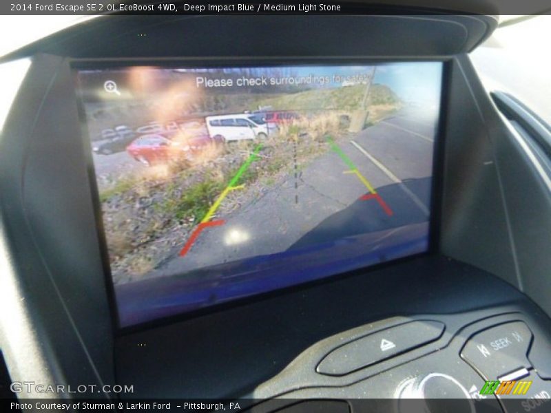 Deep Impact Blue / Medium Light Stone 2014 Ford Escape SE 2.0L EcoBoost 4WD