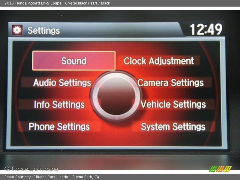 Crystal Black Pearl / Black 2015 Honda Accord LX-S Coupe