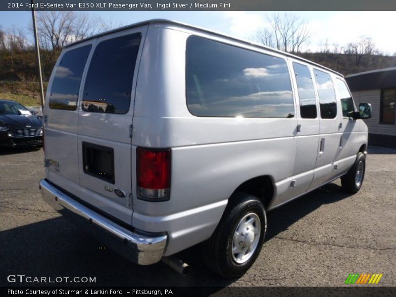 Ingot Silver / Medium Flint 2014 Ford E-Series Van E350 XLT Passenger Van