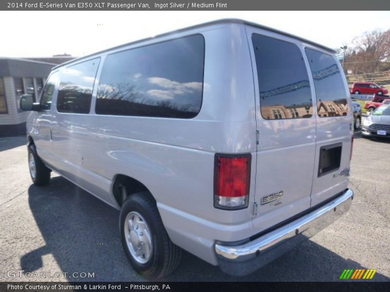 Ingot Silver / Medium Flint 2014 Ford E-Series Van E350 XLT Passenger Van