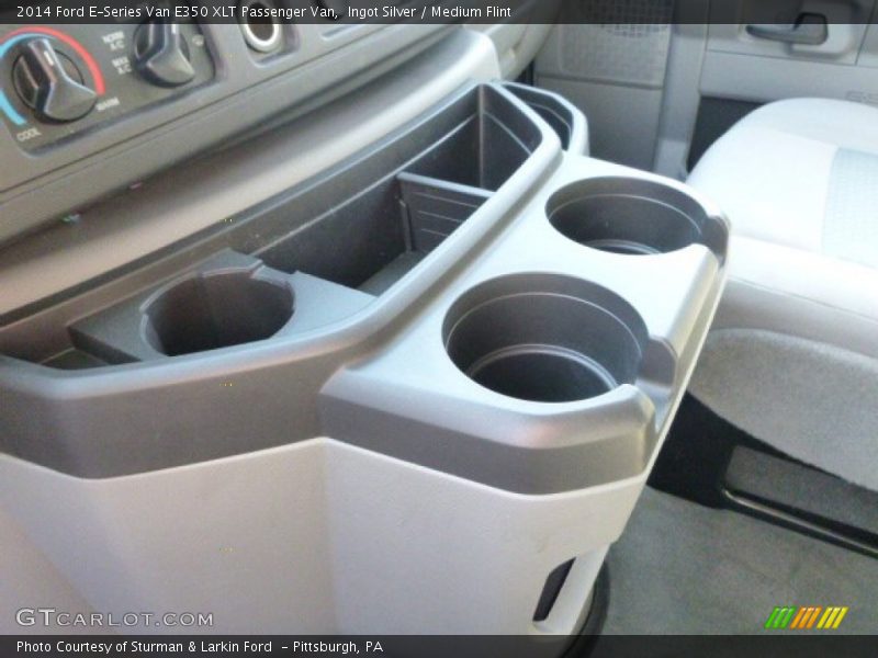 Ingot Silver / Medium Flint 2014 Ford E-Series Van E350 XLT Passenger Van