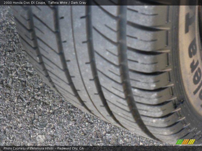 Taffeta White / Dark Gray 2000 Honda Civic EX Coupe