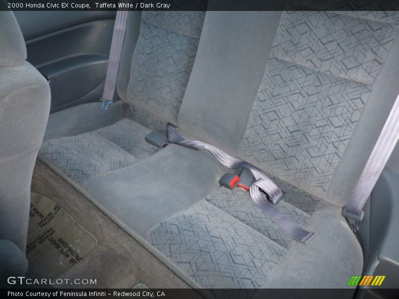 Taffeta White / Dark Gray 2000 Honda Civic EX Coupe
