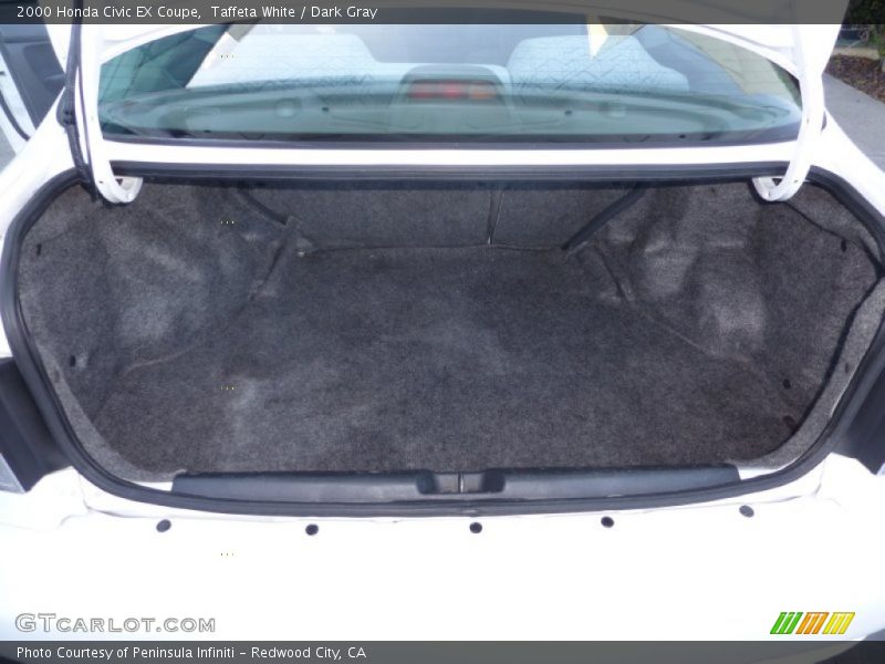 Taffeta White / Dark Gray 2000 Honda Civic EX Coupe