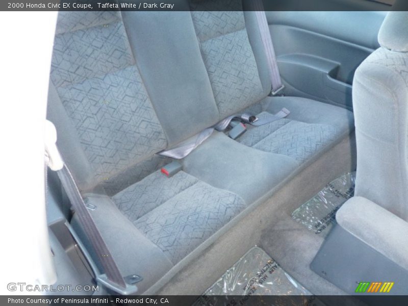 Taffeta White / Dark Gray 2000 Honda Civic EX Coupe