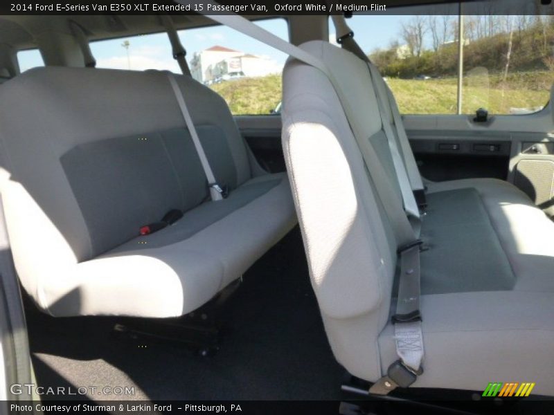 Oxford White / Medium Flint 2014 Ford E-Series Van E350 XLT Extended 15 Passenger Van