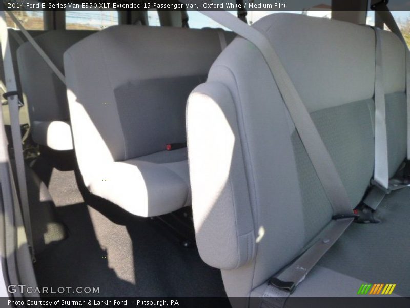 Oxford White / Medium Flint 2014 Ford E-Series Van E350 XLT Extended 15 Passenger Van