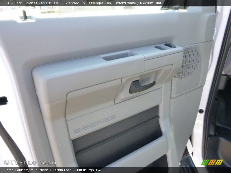 Oxford White / Medium Flint 2014 Ford E-Series Van E350 XLT Extended 15 Passenger Van