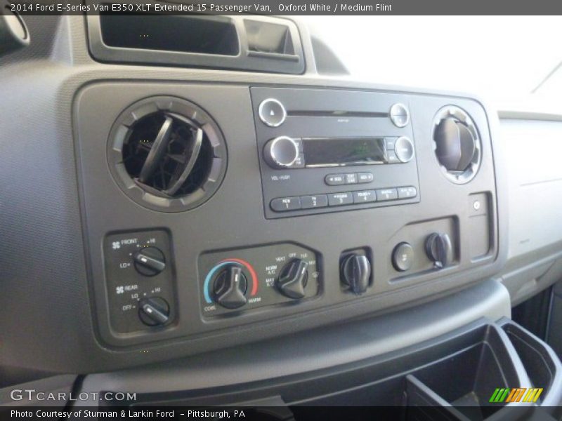 Oxford White / Medium Flint 2014 Ford E-Series Van E350 XLT Extended 15 Passenger Van