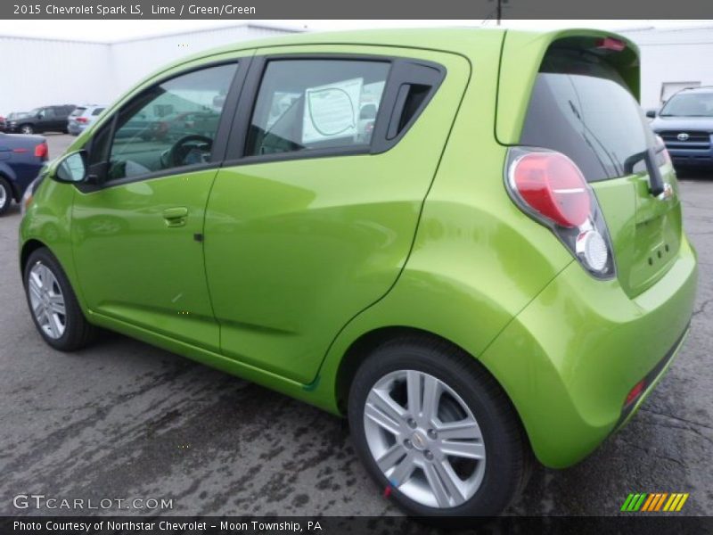 Lime / Green/Green 2015 Chevrolet Spark LS