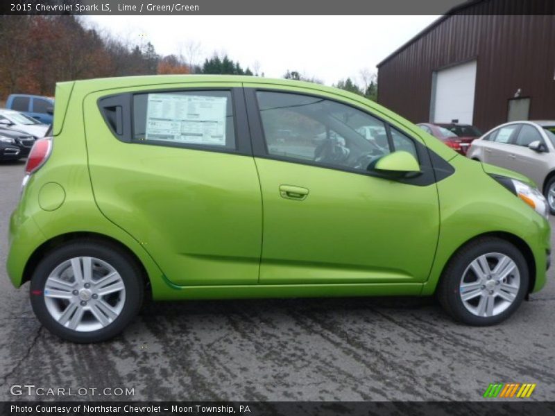 Lime / Green/Green 2015 Chevrolet Spark LS